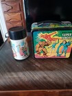 Vintage 1976 Marvel Comics Super Heroes Metal Lunchbox Lunch Box And Thermos