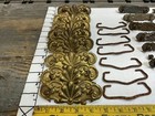 20 Vintage Stamped Drawer Pulls  Some Brass Some Steel