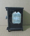 Antique Cast Iron   Tin Combination Safe Bank  With Combination 4  X 2 3 4 