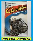 Gamakatsu  208 Octopus Circle Hook 25 Hooks Value Pack New  Pick Your Size  