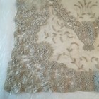 Vintage Tambour Lace  Cut Work  Table Top Old 