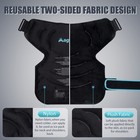 Reusable Shoulder Ice Packs - Heat Or Cold Therapy Compression Gel Packs For    
