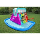 H2ogo  Triple Splash Kids Inflatable Water Park With Xl Splash Pool