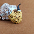 Reverse Calabash Meerschaum Pipe Private Design With Fitted Case