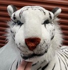 Melissa   Doug Jumbo 36  Inch White Tiger Plush Stuffed Animal Lifelike Toy