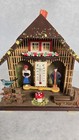 Vintage Bambi Western Germany Folk Cottage House Moving Figure Thermometer Nice 