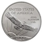 1 Oz American Platinum Eagle Coin Bu - Random Year