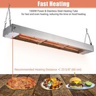 Wechef 2 Pack Electric Strip Heater 36  1000w Food Warmer Heating Lamp Fry