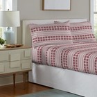 Pointehaven 180 Gsm 100  Cotton Flannel Sheet Set - Full  Isle Flake Red