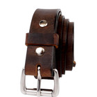 Men s Genuine Buffalo Leather Belt Heavy Duty Work 1 25 Made In America By Amish