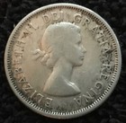 1957 Canada Quarter 25 Cents  800 Silver Coin Km  52
