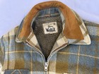 Vintage 70s Woolrich Plaid Flannel Jacket Coat Large Wool Lined Workwear Read