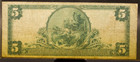 1902  5 First Wisconsin Nb Milwaukee National Currency Note Charter  64