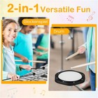 New 30 Notes Percussion Glockenspiel W  Practice Pad Mallets  Sticks   Stand