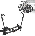 Hitch Mount 2 Bike Rack Bicycle Carrier Platform Rack Car Truck Suv 2  Receiver