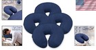 Pack Of 4  Cotton Flannel Massage Table Covers In Luxurious Blue