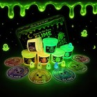 6 Pack Glow In The Dark Slime Kit For Kids  Soft Slow-stretch Multi-color