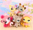 5 Lot Pet Shop Shorthair Cat 391 1962 2291 468 339 Collectable Rare Kids Gift