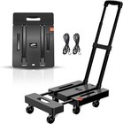 Folding Trolley  500 Lb  Heavy Duty Luggage Cart  Multi-purpose Platform Cart