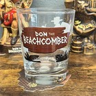 Vtg Don The Beachcomber Mai Tai Drinking Glass   1 Swizzle Stir- Tiki Cocktail