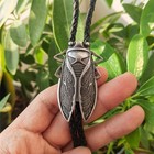 Metal Bolo Tie- Handmade Western Cowboy Vintage Cicada Pendant For Women men Us