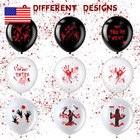45 Pcs 12 Inch Halloween Bloody Zombie Balloons Latex  Scared Style                               