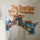 The Beatles Yellow Submarine T-shirt Grunge Beige Subafilms 2006 Small Read