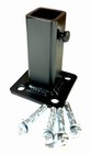 1  Rail Post 4  Repair Base Broken 1  Posts Slip Fit In No Weld Powder Coated Pp