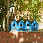 Rustic Wooden Birdhouse Outdoor Garden Decoration Handmade Bird House Feeder