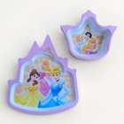 Vintage Y2k Disney Princess Melamine Plates Bowls Cinderella Belle Ariel Aurora