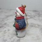 Vintage Winter Holiday Christmas Snowman Figurine Ornament I Love Snow 