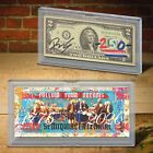 Usa 250th Anniversary 1776-2026 Rency Signed Us  2 Bill Follow Your Dreams   76