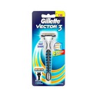 Gillette Vector 3 Razor Handle For Sensor Excel   2 Handle   2 Cartridges