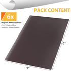 Magnetic Sheets With 3m Adhesive Backing Cut And Customize Flexible Self Adhesiv