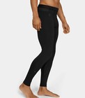 Mens Under Armour Ua Rush Leggings Base Layer Black Sz S 1327648-001