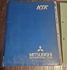 Rare 1977 Nyk Mitsubishi Forklift Dealer Folder Scr Manuals Wiring Diagrams