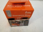Sol Emergency Bivvy With Rescue Whistle Thermal Blanket Edc Survival Kit Orange
