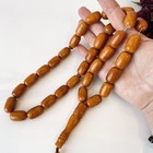 Vintage Baltic Amber 33 Beads  Natural Baltic Amber Islamic Rosary  Misbaha