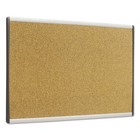 Quartet Arc Frame Cork Cubicle Board 14 X 24 Tan Aluminum Frame Arcb2414