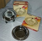 Vintage Irvinware Silver Chrome Plated Nut   Candy Dish No  2160 American Made