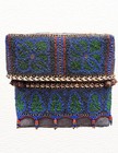 Vintage Beaded Sumatra Wedding Basket Indonesia Floral Trousseau Dowry Box