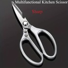 2packs Stainless Steel Kitchen Shears Heavy Duty Scissors For Meat Fish Bones