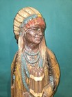 Vintage 50s 60s Tobacco Store Indian Chief Figure artistic Latex Foam alfco 36 