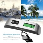 Portable Lcd Hanging Luggage Scale 50kg X 10g Digital Travel Weight Balance