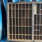 Wood Printers Drawer Letterpress Type Set Case Shadow Box 32 1 4  X 16 3 4 