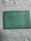 Tiffany   Co  Blue Business Card  credit Card Holder Leather Case Never Used