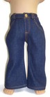 Dark Denim Jean Pants W pockets   Snap Clothes For 18 Inch Girl Dolls