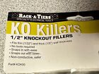 50x Rack-a-tiers 1 2  Ko Killer Plastic Knock Out Fillers Kok50 Box Plug Etd  50