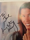 Krista Kelly Playboy Playmate April 2004 Hand Signed Photo Smiling With Pic 