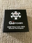 Authentic 2023 Gg Poker Wsop Main Event Official Participant Chip Coin Token New